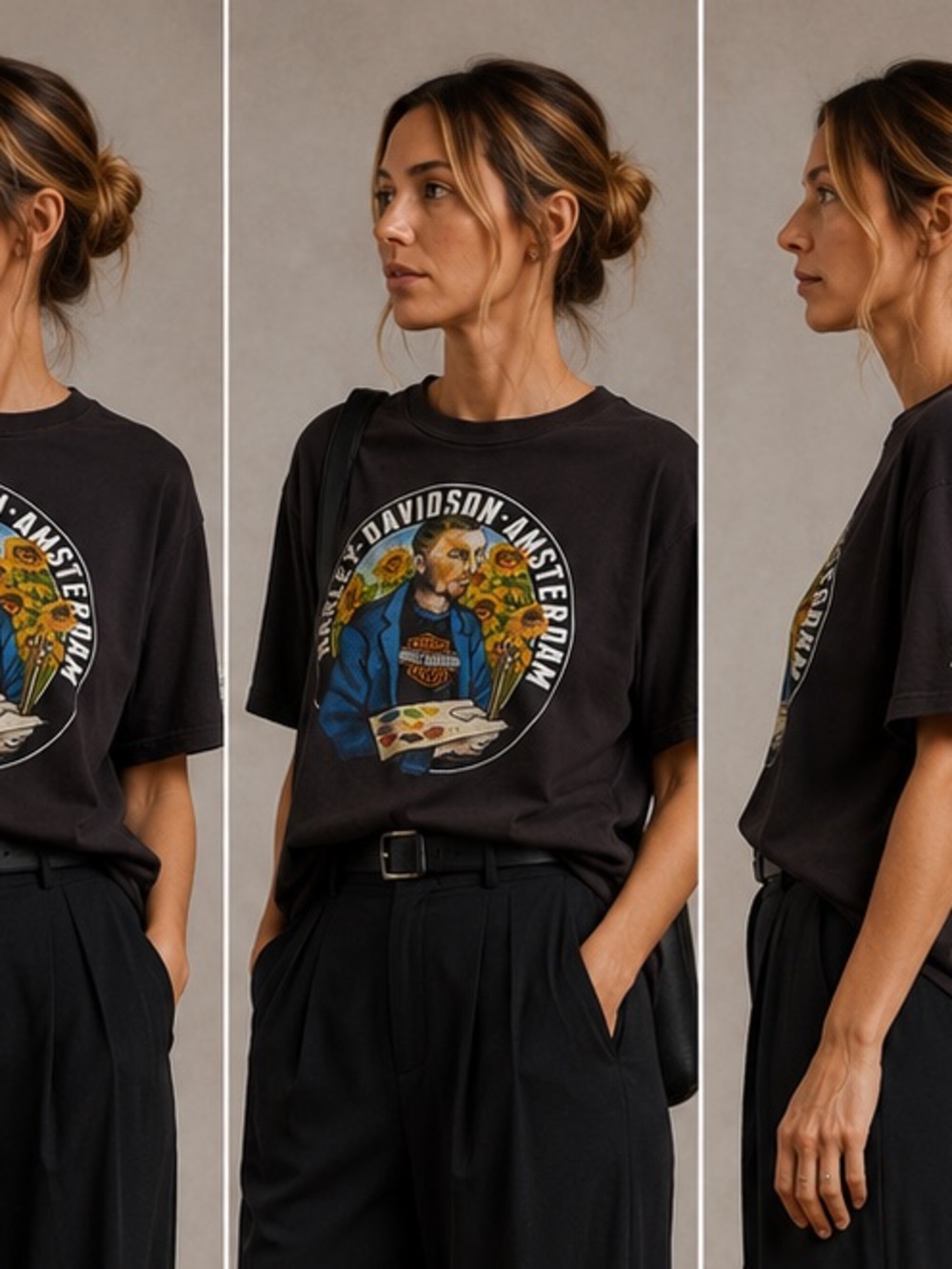 VINTAGE Rare Harley Davidson tee shirt - M